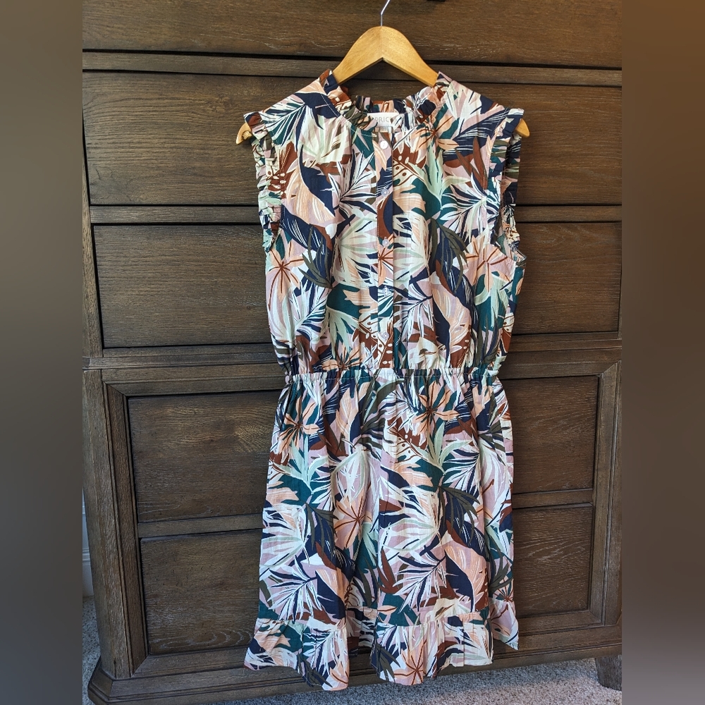 Palm branch dress